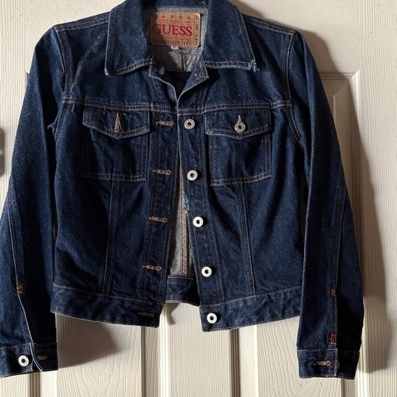 Guess Jackets & Blazers - GUESS Indigo Denim Jacket